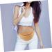jojofuny 1pc Straw Shoulder Chest Bag Mini Belt Bag Summer Fanny Bag Simulation Straw Chest Bag Fashion 31x16x2cm Dark Brown - Buy Online on GoSupps.com