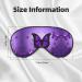 Shop Lovely Purple Butterfly Print Unisex Eye Mask | Soft Adjustable Sleeping Face Mask for Ultimate Comfort - Buy Online on GoSupps.com