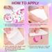 Qpout Glitter Tattoos for Girls - Princess Unicorn Butterfly Mermaid Temporary Tattoos - Girls Kids Birthday Party Decoration - Buy Online on GoSupps.com