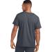 Men's Active Stretch 2 Pocket V-Neck Scrub Top | Durable Medical Uniform | 6 Colors (S-2X) - Medium Pewter - Buy Online on GoSupps.com
