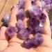 Natural Crystal Rough 100g Bulk Lot Natural Rough Lavender Amethyst Cluster Gravel Quartz Crystal Raw Stone - Buy Online on GoSupps.com