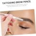 DOITOOL 10pcs Pen Heads Brow Pens Long Multitools Tattooing Makeup Dual Crystal Double for Lasting Pencils - Buy Online on GoSupps.com