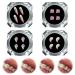 Tartar jewelry 16Pcs set tooth crystal tartar tooth decorations teeth gem gemstone dental diamond tooth toothed tooth crystal ornaments decoration crystal gemstone street decor for men women