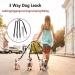 ASOCEA 3 Dog Leash 3 in 1 Multiple Dog Leash Detachable 360 Swivel with Soft Padded Handle for Walking and Traning Two or Three Dog Leash(Black) - Buy Online on GoSupps.com