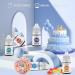 MENNYO Food Colouring-15 Colours x 6ml Liquid Concentrated Gel Food Colouring Set Vibrant Food Colour Dye for Baking Fondant Decorating Cooking Airbrush Slime Making and DIY Crafts - Buy Online on GoSupps.com