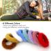 MARY LAVENDER Large Furry Hair Ties for Thick Hair - Seamless Elastic Bands 8-Pack - Buy Online on GoSupps.com