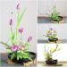 WANDIC Ikebana Flower Vase with Kenzan Flower Frog - Black Spotted | Flower Arrangement Supplies for Home Decoration - Buy Online on GoSupps.com