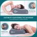 Willai Adjustable Cervical Pillow for Neck Pain Relief - Orthopedic Contour Pillow with Inflatable Tube - Cooling Memory Foam - Ideal for Side and Back Sleepers - 25x15x4.9 (Gray Queen) - Buy Online on GoSupps.com
