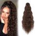 Long Wavy Drawstring Ponytail Extension Ponytail Extension Braid Ponytail Hair Extensions Hairpiece Ponytail Extension Long Hair Extension Afro Braid Long Brown Wavy Curly Ponytail 55CM