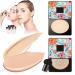 Ushiny Beauty Cream Lasuify Mushroom Head Air Cushion Cc Cream Ushiny Cc Makeup Cc Cream Foundation Lasuify Concealer Air Cushion Cc Cream Mushroom Head (Natural+Ivory White)