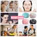 Waterproof Shower Hood for Women - 4 Piece Reusable Elastic Bath Cap Set | Large Double Layer Caps for Long Hair & Spa - Buy Online on GoSupps.com