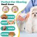 Portable Rechargeable Dog Hair Cutter with LED Light - Safe Ceramic Trimmer for Paws Eyes Ears and Sensitive Areas of Dogs & Cats - Buy Online on GoSupps.com