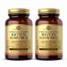 Solgar Super High Potency Biotin 10 000 mcg - 120 Vegetable Capsules Pack of 2 - Supports Healthy Skin Nails & Hair - Non-GMO Vegan Gluten & Dairy Free - 240 Total Servings