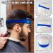 Hair Trimming Guide Blue Adjustable Hair Cut Guides Fade Guide Tool Neckline Shaving Template with 2 Hair Bands for Home Use Barber Shops Hair Salons Makeup Rooms - Buy Online on GoSupps.com
