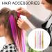 Fake Hair Pet Fiber Luxurious Hair Extensions - Hair Tinsel Glitter Hair Extension Hair Shimmer Strands Hair Dye Colored - Buy Online on GoSupps.com