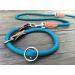 Leisegr n Adjustable Paracord Dog Collar - Devon Model in Petrol Size L | Durable Nylon for International Shipping - Buy Online on GoSupps.com