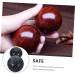 2 Pack Chinese Baoding Balls - Black Jade Stress Relief & Massage Balls for Healing & Exercise - Buy Online on GoSupps.com