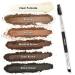 Mehron Pro Brow Palette: Pressed Powders and Pomade for Perfect Brows - Buy Online on GoSupps.com
