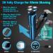 Handsomeface Electric Razor for Men | Waterproof Rotary Shaver USB Rechargeable Cordless Face Shaver - Perfect Gift for Dad - Buy Online on GoSupps.com