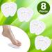 MountainAir Metatarsal Pads - 4 Pairs Anti-Slip Foot Cushions for Men & Women - Pain Relief Shoe Inserts - Transparent High Heel Pads - Buy Online on GoSupps.com