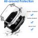 EZCO 3-Pack Screen Protector Case for Garmin Venu Sq - Full Coverage TPU Protective Cover - Black/Silver/Clear - Buy Online on GoSupps.com