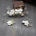 Elegant Wedding Hair Comb Set - Rhinestone & Pearl Bridal Accessories for Brides & Bridesmaids - Buy Online on GoSupps.com