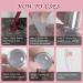 Silver French Tip Nail Stamp Double Sided Clear Art Stamper: Soft Silicone, Jelly with Scraper for Clear Stamping - Buy Online on GoSupps.com