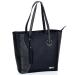 LCP Kids Diaper Bag Eco Leather Ladies Handbag Scratch-Resistant 15 l Volume Black