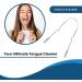 AYECONIC Stainless Steel Tongue Scraper for Adults & Kids - 2 Pack | Metal Design for Fresh Breath & Oral Hygiene - Buy Online on GoSupps.com