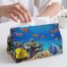 Tissue Box Cover Tissue Box Holder Coral and Sea Fish Print Tissue Holder Travel Tissue Packs Facial Paper Holder Decorative Holder - Buy Online on GoSupps.com