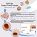 Angzhili Silicone Gel Finger Toe Sleeves - Open Toe Compression Bandages for Hammer Toes & Blisters | 5 Pieces - Buy Online on GoSupps.com