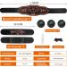 Buy Tosucs EMS Training Device | Abdominal Muscle Belt with 8 Modes & 25 Intensities | USB Rechargeable for Belly Arm & Leg Workouts for Men and Women - International Shipping Available! - Buy Online on GoSupps.com