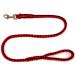 Dog leash large dogs jumbo with hand loop up to 80 kg / guide leash / practice line / training line very stable 17 colors (2.50m black-red) 2.50m black red