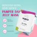 Pamper Day Jelly Mask Facial Kit - Peel Off Face Mask Bundle with 10 Fruit Masks, Silicone Brush, Mixing Bowl, Spatula & Spoon - Buy Online on GoSupps.com