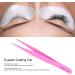 Lash Tweezers 2 Types Straight and Curved Tip Tweezers Nipper Stainless Steel Eyelashes Tweezers Accurate Portable Pincet for Eye Lashes Grafting Extension(ESD - Buy Online on GoSupps.com