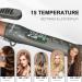 Thirtek 1-Inch Ceramic Curling Iron - Professional Hair Curler with 15 Adjustable Temps LCD Display Dual Voltage Heat Protective Glove & Clips | Salon Quality Copper Brown - Buy Online on GoSupps.com