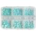 1Box Mixed Nails Art Decorations 3D Beads Nail Easy Installation And Removal Add Charm To Your Nail Nail Supplies Royal blue