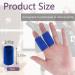 MEITREND Finger Protectors Compression Sleeves - 10 Pcs Thumb Splint Brace for Pain Relief - Breathable Elastic Finger Support Tape - Arthritis Trigger Relief - Basketball Baseball Compression Blue - Buy Online on GoSupps.com