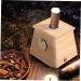 4-Piece Moxibustion Box Set - Wooden Moxa Holder & Stripe Burner Tools for Massage & Healing - 9.5x8.5cm - Buy Online on GoSupps.com