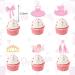 Dancing Cake Toppers Happy Birthday Cake Toppers with Dancing Cupcake Toppers Dancing Cake Table Party Decorations for Kids Dancing Theme Birthday Party Decor Favors Supplies Pink Dancing - Buy Online on GoSupps.com