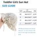 XIAOHAWANG Baby Girl Sun Hat | Embroidered Flowers Toddler Bucket Hat for Infant Girls 6-12 Months - Beige Flower - Buy Online on GoSupps.com