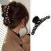 Black Pearl Hair Claw Clips Elegant Big Pearl Hair Accessories Large Size Acrylic Hairpin Hair Crab Large Ornaments Banana Barrettes Geometric Pearl Rhinestone Hair Clamps Decoration for Women 1Pcs