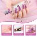Mogray Poly Nails Gel Starter Set - 60ml Violet Glitter Builder Acrylic Gel for DIY Nail Design - Buy Online on GoSupps.com