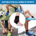 Adjustable Ankle Support Brace for Sports - WASPO Ankle Brace Wrap for Plantar Fasciitis & Achilles Tendonitis - One Size Fits Men & Women - Orange - Buy Online on GoSupps.com
