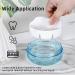 Denture Care Kit with Leak-Proof Cup - Portable Travel Case with Brush, Strainer, Mirror - for Dentures, Aligners, Mouth Guards - Buy Online on GoSupps.com
