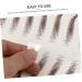 FOMIYES 63 Sheets Waterproof Eyebrow Stickers Lady Tools Fake Eyebrow Stickers Temporary Brow Tattoos Hair - Buy Online on GoSupps.com