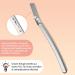 Anymale Eyebrow Razor with 5 Blades | Dermaplaning & Facial Hair Remover for Men & Women | Silver 3 - Perfect for Fluffy Hair - Buy Online on GoSupps.com