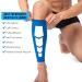 360 RELIEF Compression Calf Sleeves for Fitness Sports | Shin Splints Muscle Cramps Relief | Running Jogging Marathon Hiking | Large Blue - 1 Pair with Mesh Laundry Bag - Buy Online on GoSupps.com