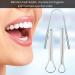 3 Pcs Stainless Steel Tongue Scraper Set - Oral Care Metal Tongue Cleaner for Fresher Breath - Adults & Kids - Buy Online on GoSupps.com