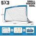 RUNBOW 5x3 ft Portable Kids Soccer Goal for Backyard Small Children Pop Up Soccer Goal Net Set of 2 with Portable Carrying Case Blue 5x3FT 1 Pack - Buy Online on GoSupps.com